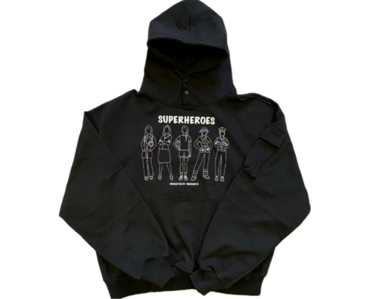 Superheroes Cargo Hoodie